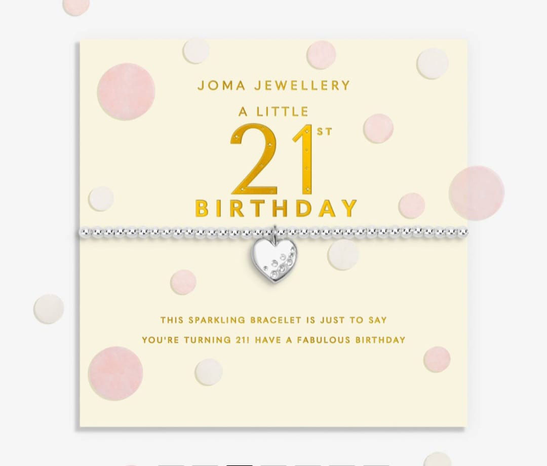 Confetti A Little '21st Birthday' Bracelet 