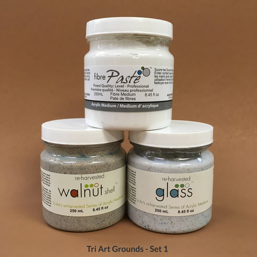 TriArt Acrylic Medium Set Textures inglewoodartsupplies