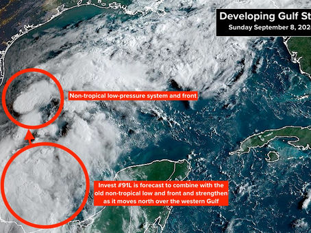 Texas and Louisiana are on alert as Francine looks likely to form in the western Gulf