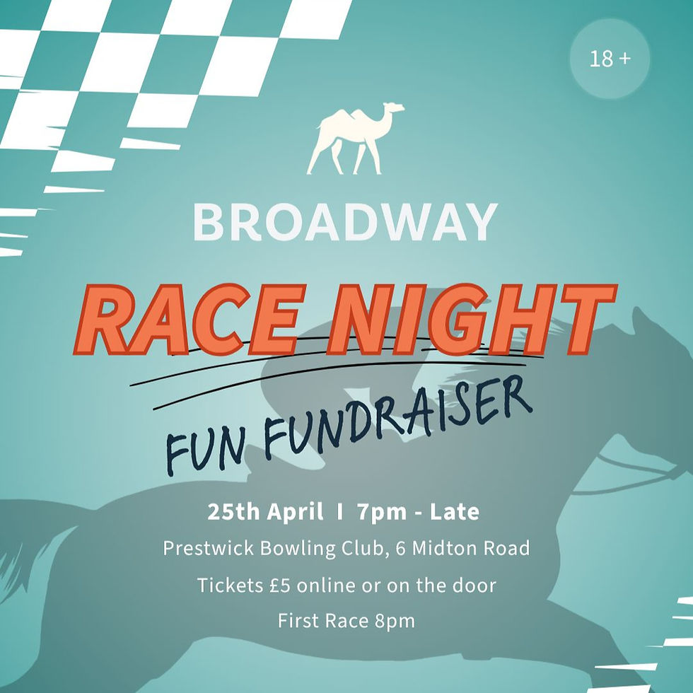 The Broadway Race Night Fun Fundraiser