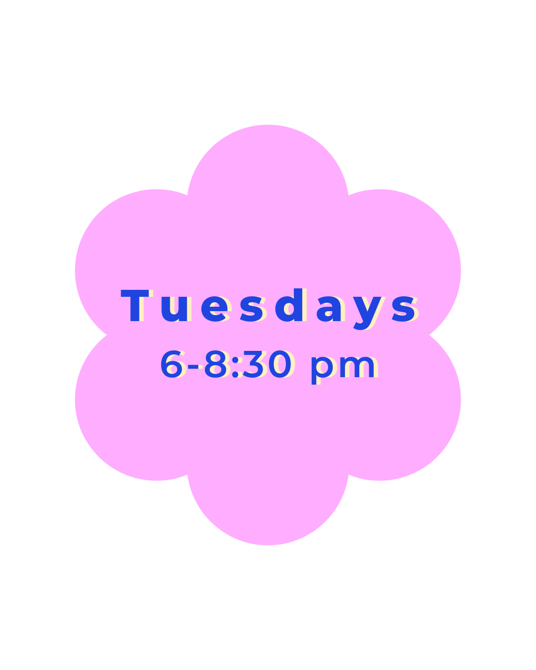 2026 Term 1 - Tuesdays  6:00 - 8:30 pm