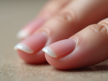 Healthy natural nails with smooth surface