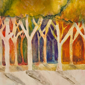 Autumn Walk in Watercolor - Tammy Leaver