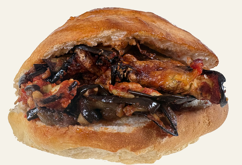 La Maggica: ciriola e melanzane alla parmigiana