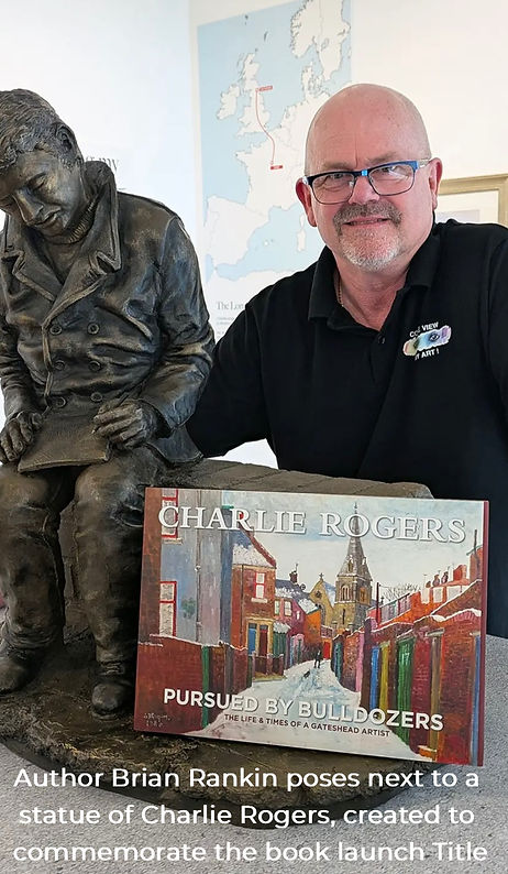 Brian Rankin at launch of Charlie Roger's book
