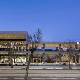 Public space, art center, cultural center, courtyard