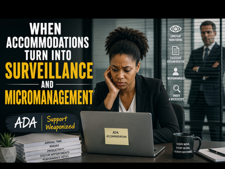 When Accommodations Turn Into Surveillance and Micromanagement