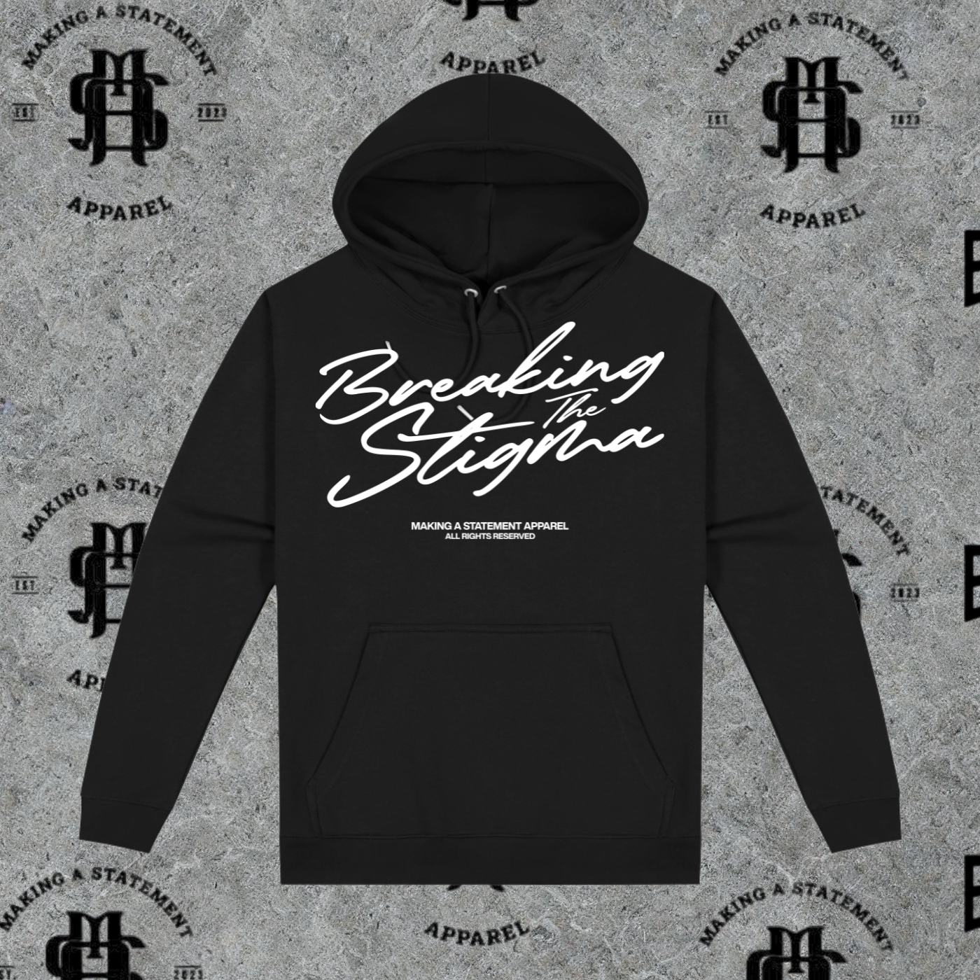 Men's BTS Scribble - Black Hoodie