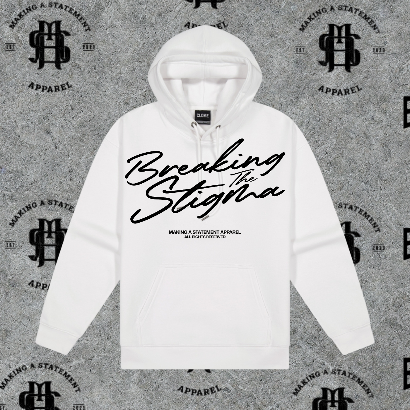 Woman's BTS Scribble - White Hoodie