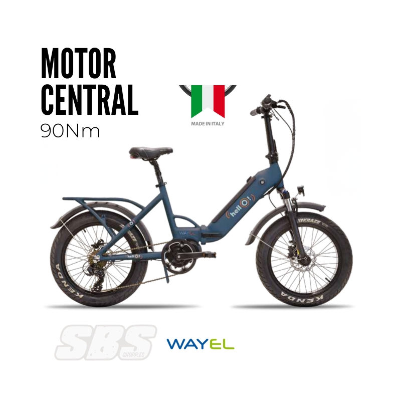 HELLO BICICLETA ELECTRICA PLEGABLE FAT BIKE