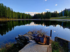 Lac de Roue en été
