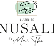 Logo de L'Atelier Nusali, institut de maquillage permanent et extensions de cils à Nice