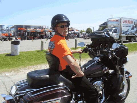 Ride for Sight Rider, High Miler Jacques Labonte