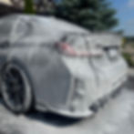 bmw mobile detail mid-wash in kitchener