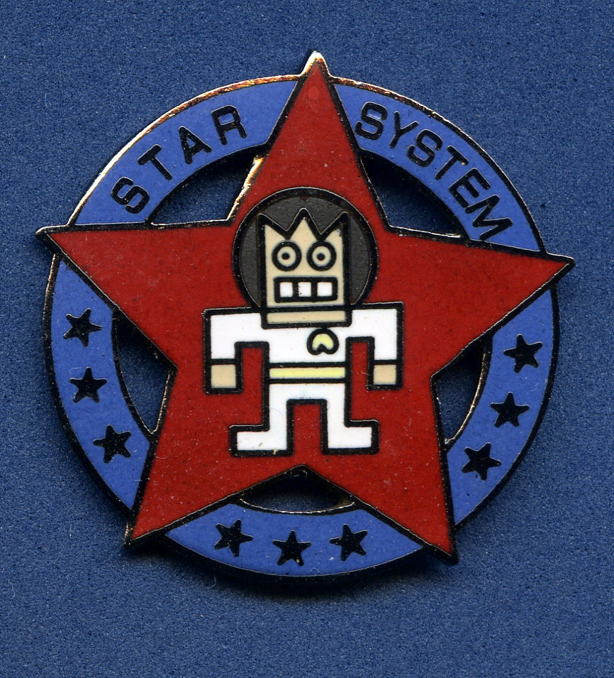 Saggay pin - Speedy Graphito - Star System - large