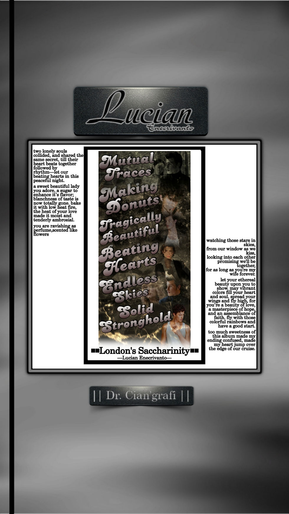 London's Saccharinity