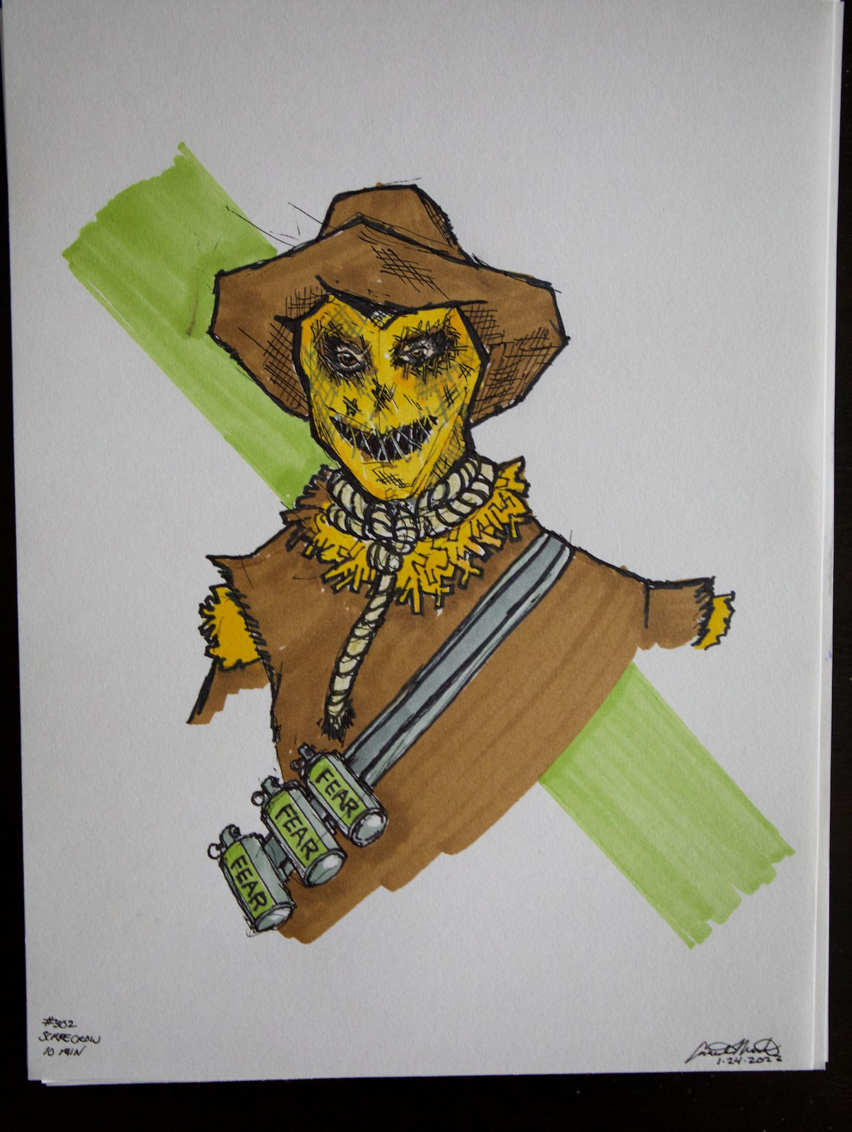 SCARECROW Batman art