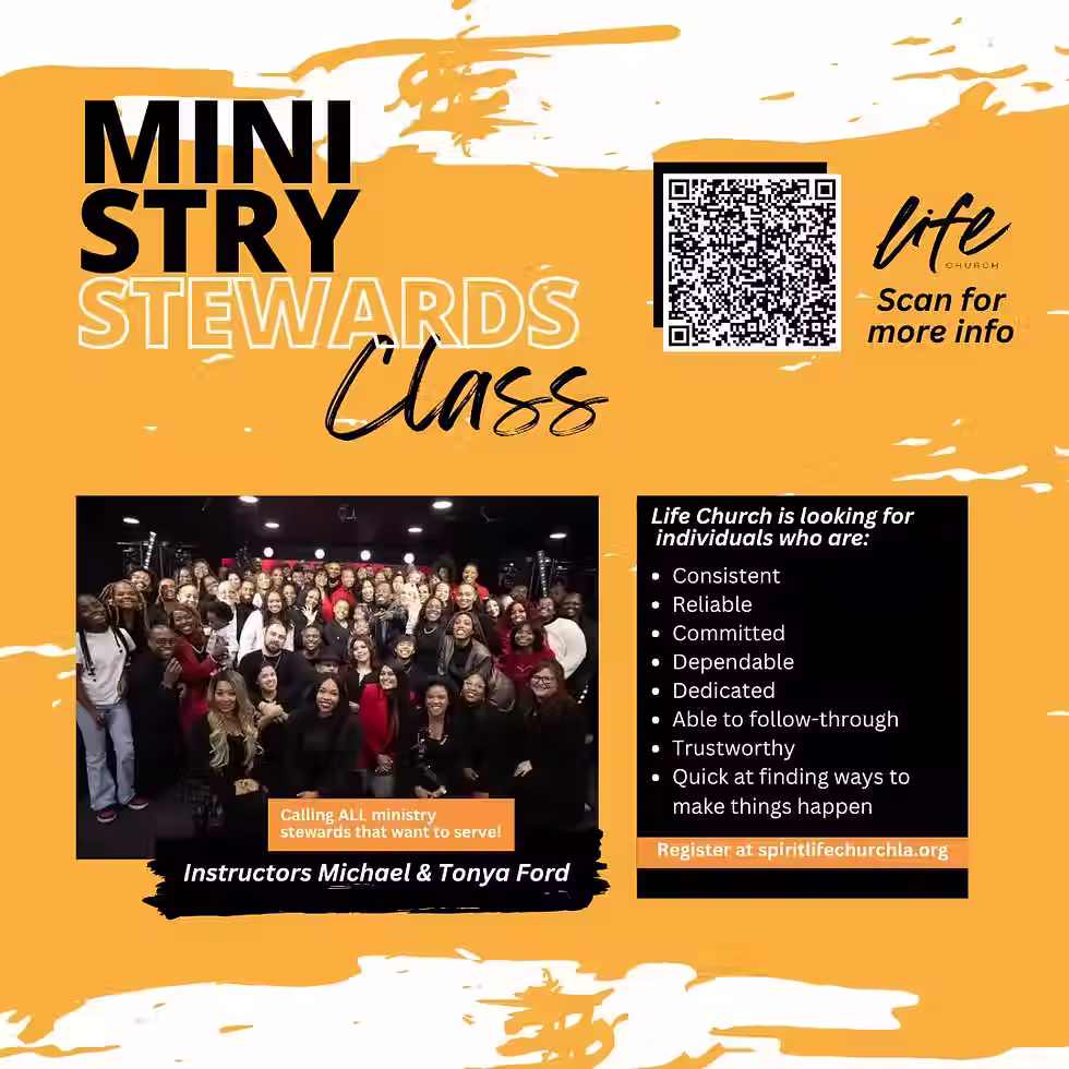 Ministry Stewards Class (April)