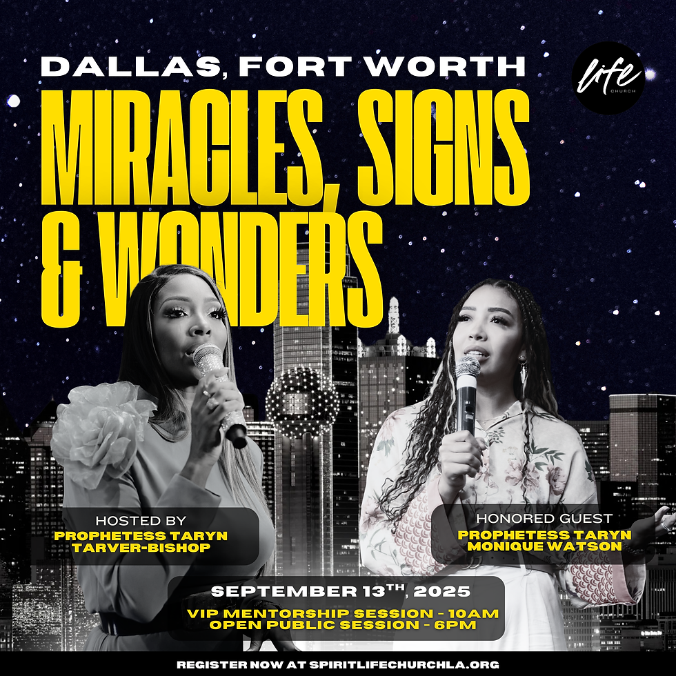 Miracles, Signs & Wonders Dallas Fort Worth