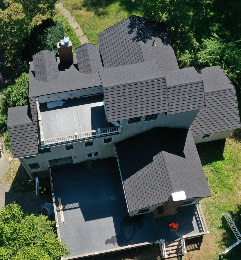 Residential roof installation in Connecticut