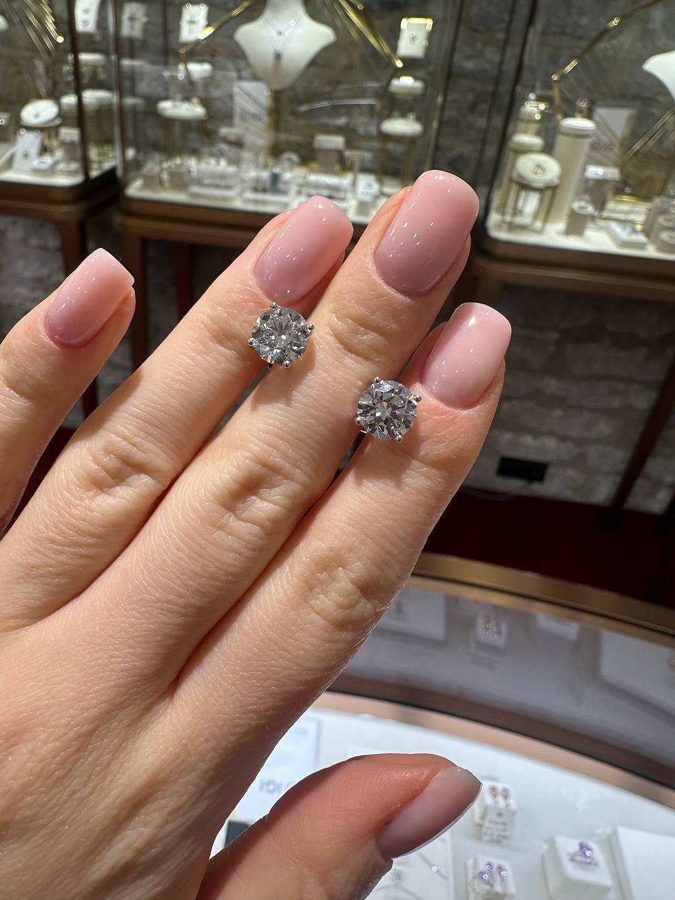 Thumbnail: Created Diamonds Earrings 