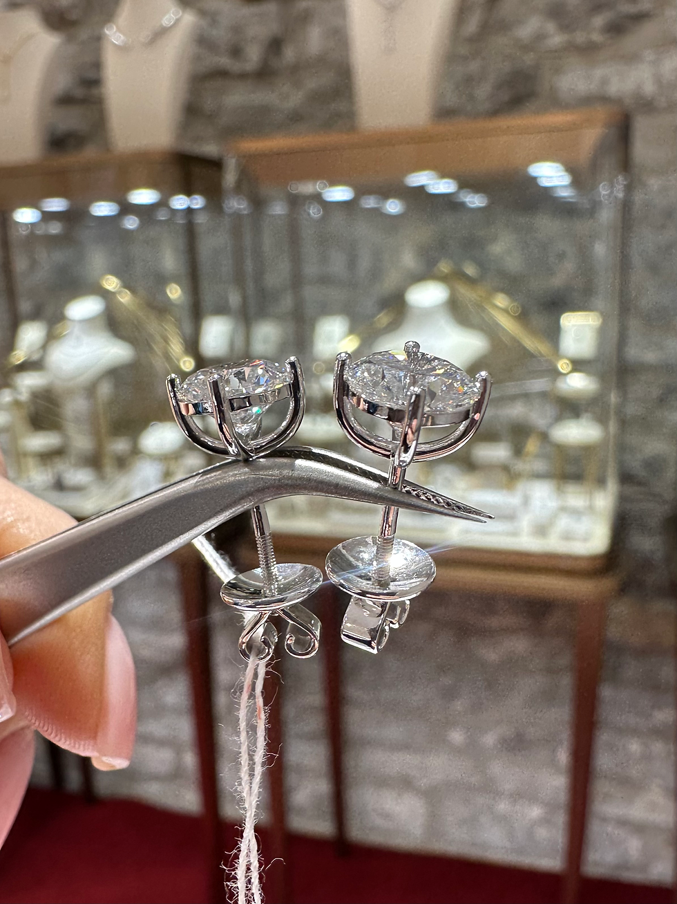 Thumbnail: Created Diamonds Earrings 