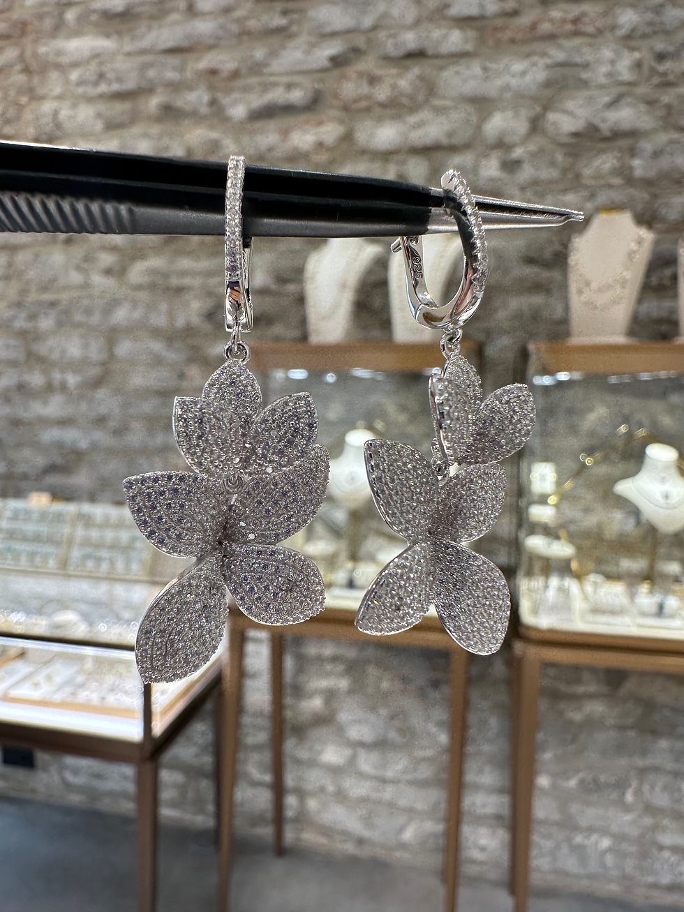 Thumbnail: Silver earrings 