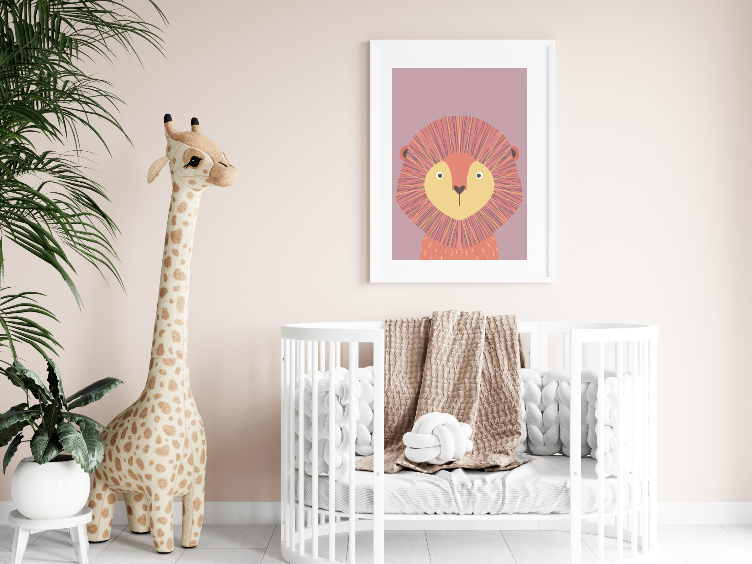 Lion - Physical Print - Framed