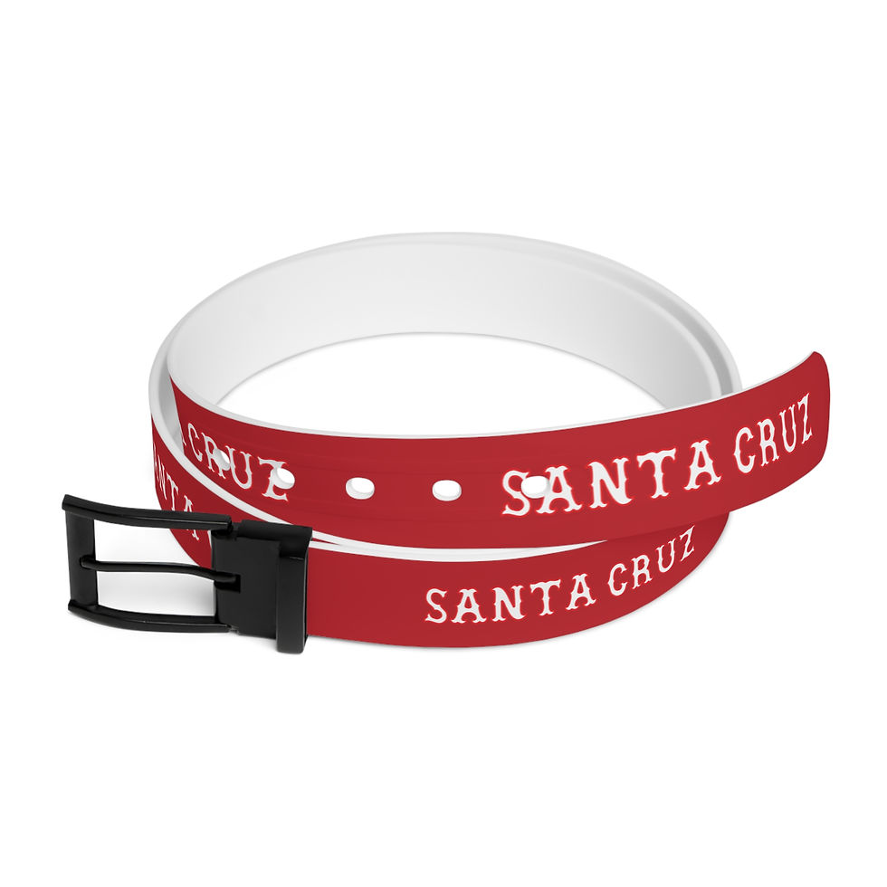 Red Santa Cruz Belt 
