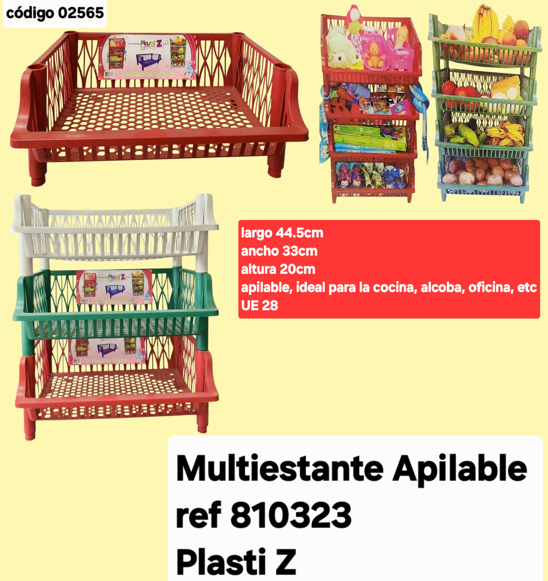 MULTIESTANTE APILABLE PLASTI Z 