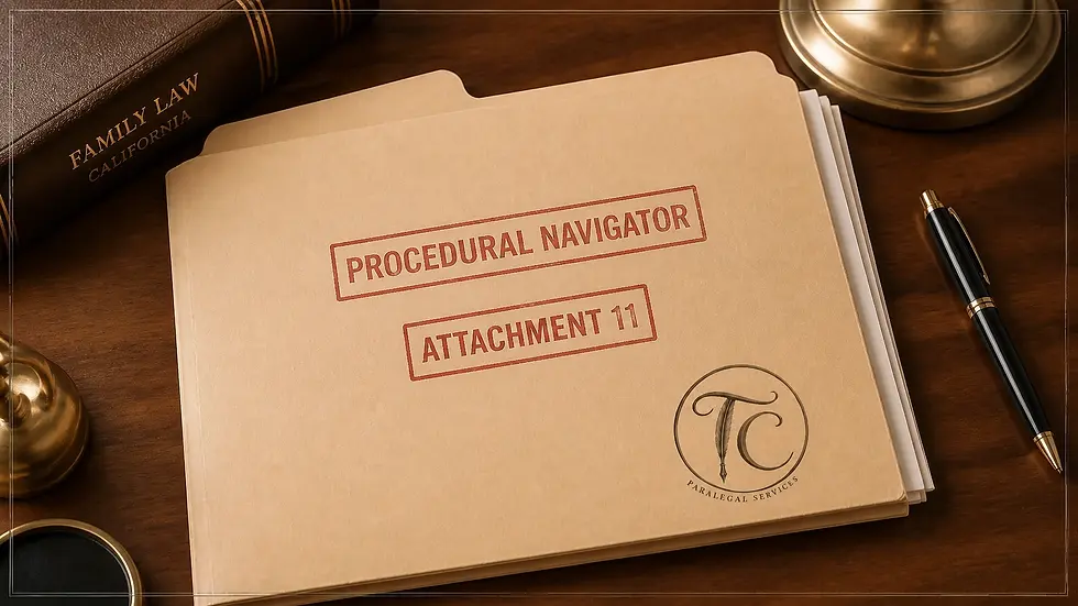 Procedural Navigator Folder - Attachment 11