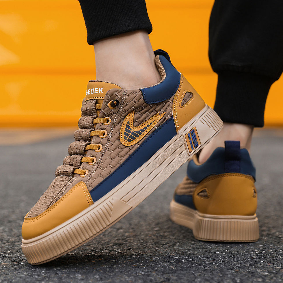 Thumbnail: Fashion Men's Sneakers New Designer Sport Casual Men Shoes Platform Comfortable 