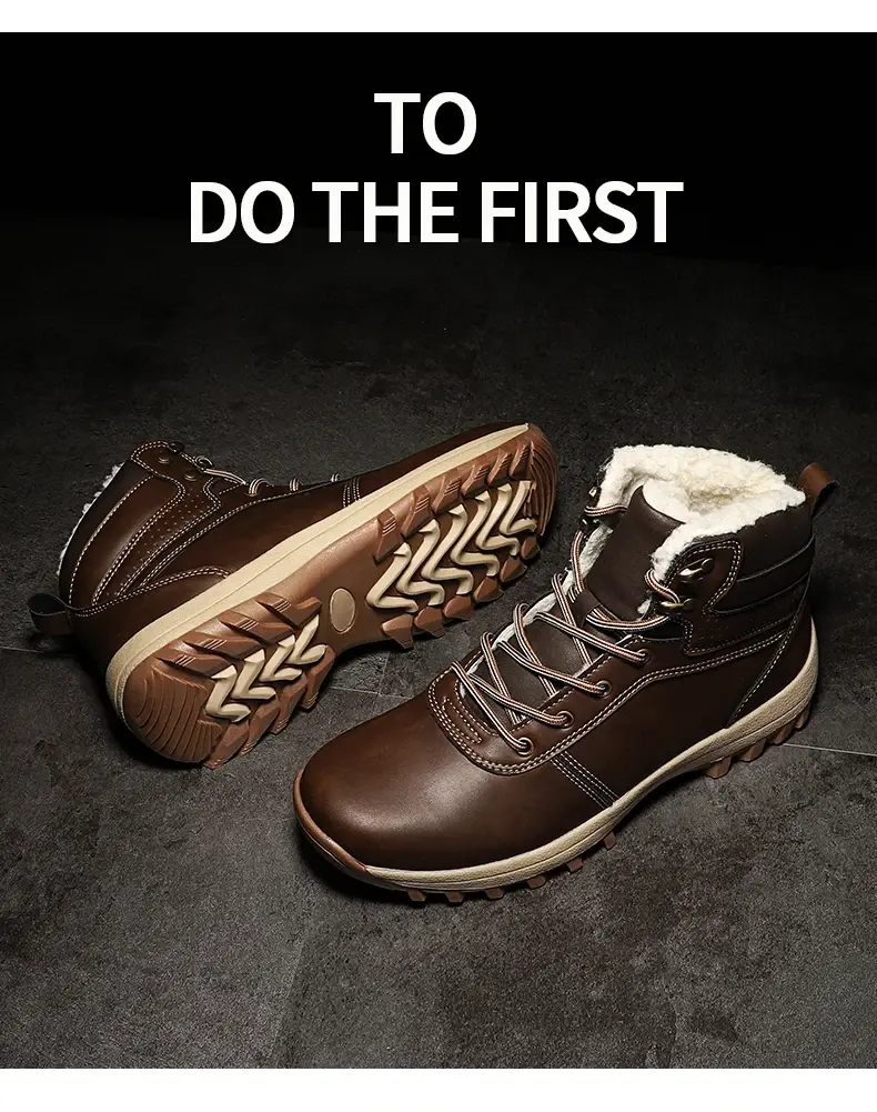 Thumbnail: Men Boots High Quality Hking Shoes High Top Shoes Tactical Sneakers Snow Wniter 