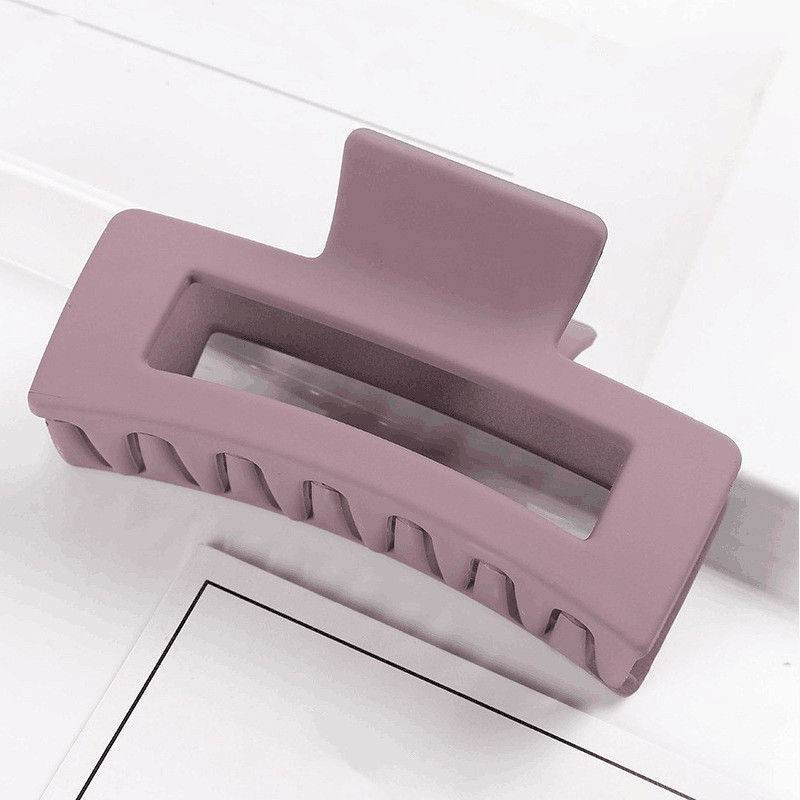 Thumbnail: Multicolor Large Thick Acrylic Hair Clip Rectangle Hairclip Long Hair Resin Claw