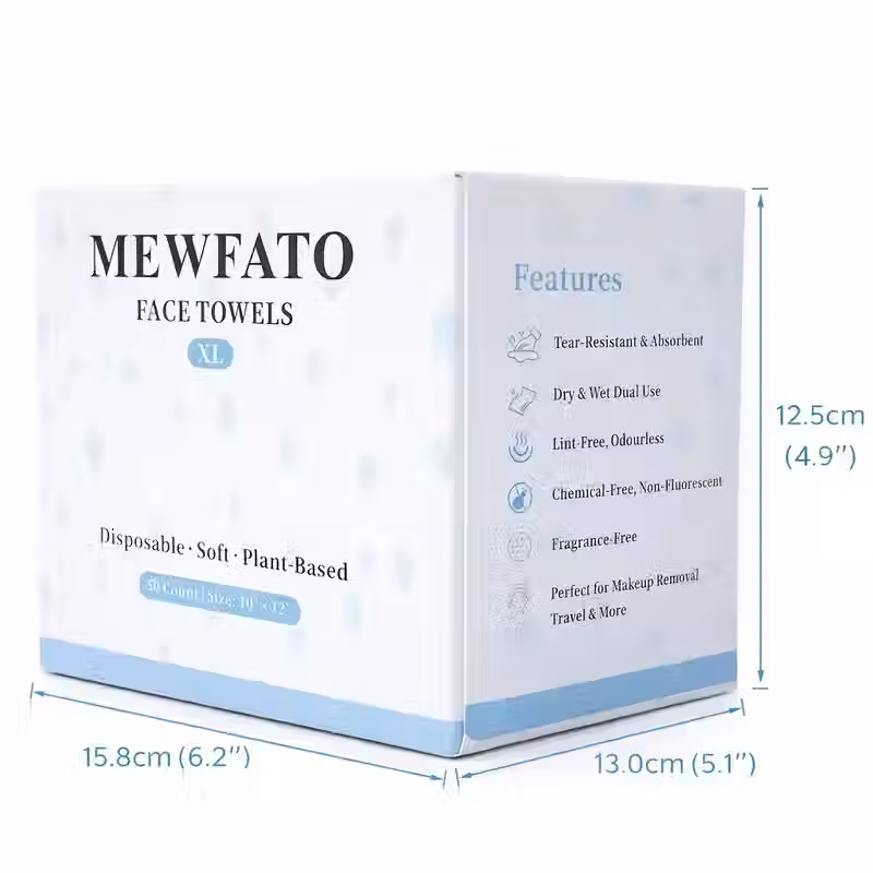 Disposable Face Towels 50 Count,