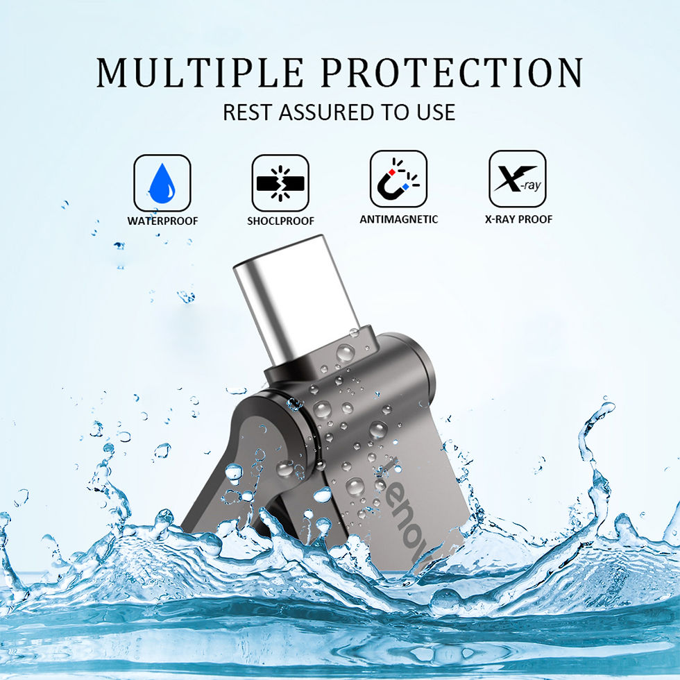 Thumbnail: Lenovo 2TB 1TB 512GB Type-c Metal Pendrive USB 3.0 130MB/s High Speed Hot Sale F
