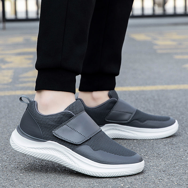 Thumbnail: Men Orthopedics Wide Feet Swollen Walking Casual Shoes Thumb Eversion Adjusting 