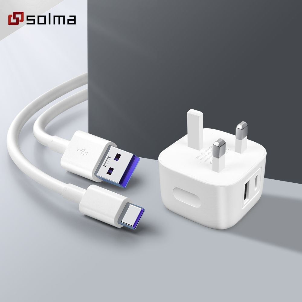 PD+USB Charger Charge For Mobile Phone Plug Charging Adapter Portable Wall Mobil