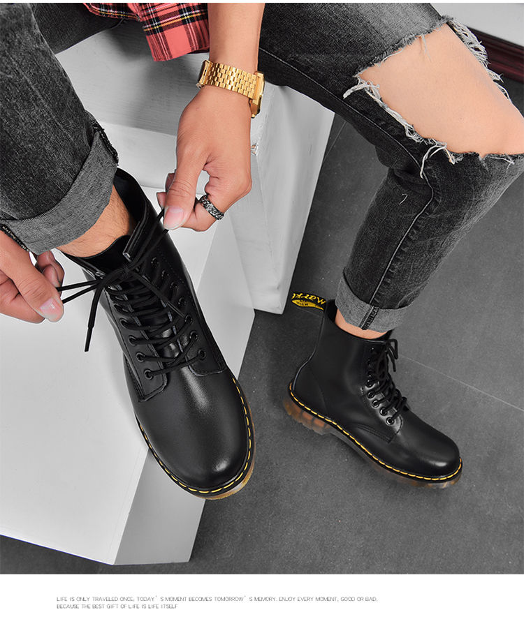 Thumbnail: Sneakers Winter Warmed Boots Men Ankle Outdoor Boots New High Top Sneskers Men C