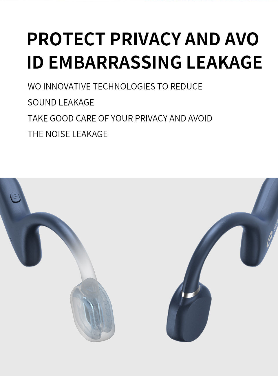 Thumbnail: Sanag A5X True Bone Conduction Earphone Open Ear Wireless Sport Headphones High 