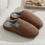 Thumbnail: [Soft Plush House Shoes] Plush Women's & Unisex Slip-On Slippers | Non-Slip Rubb