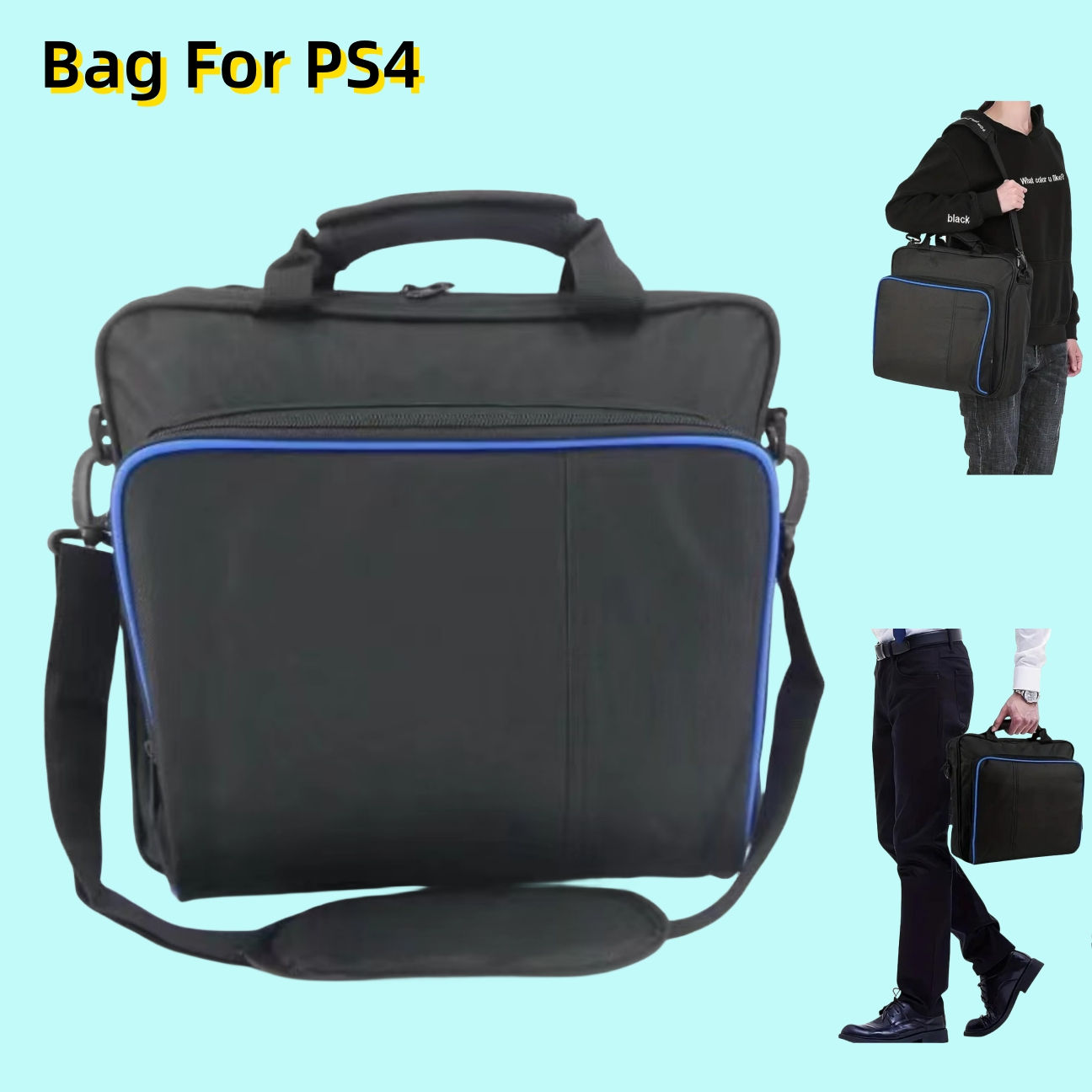 Bag For PS4 Travel Storage Carry Case Protective Shoulder Bag for Playstation 4