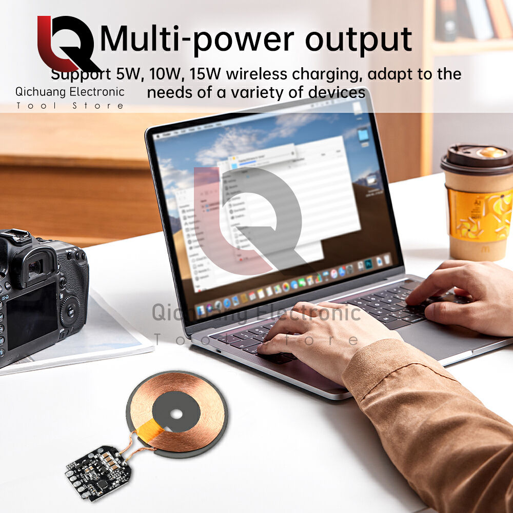15W High Power Wireless Charger Module Transmitter PCBA Circuit Board with Coil 