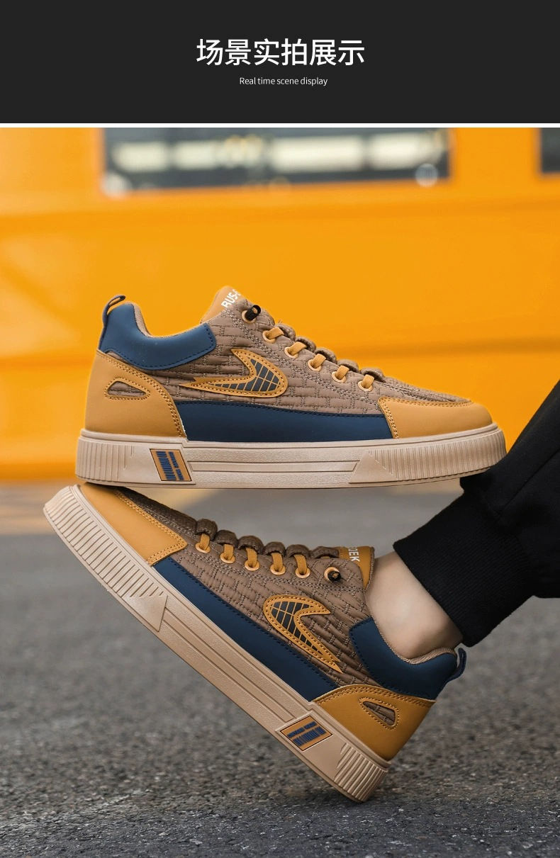 Thumbnail: Fashion Men's Sneakers New Designer Sport Casual Men Shoes Platform Comfortable 