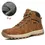 Thumbnail: DEKABR Winter Warm Men Boots Genuine Leather Fur Plus Men Snow Boots Handmade Wa