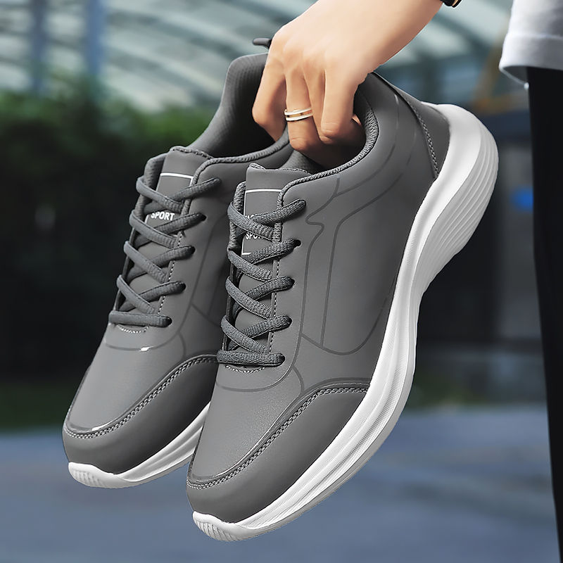 Thumbnail: New Men Running Shoes Winter Warm Male Sneakers Anti-slip Breathable Men's Walki