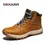 Thumbnail: DEKABR Winter Warm Men Boots Genuine Leather Fur Plus Men Snow Boots Handmade Wa