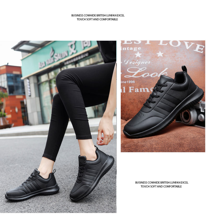 Thumbnail: Chef shoes four season soft-sole anti-slip oil-proof waterproof portable kitchen