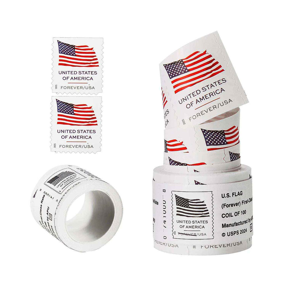 Miniatura: Flag 2025 Forever Stamps Roll