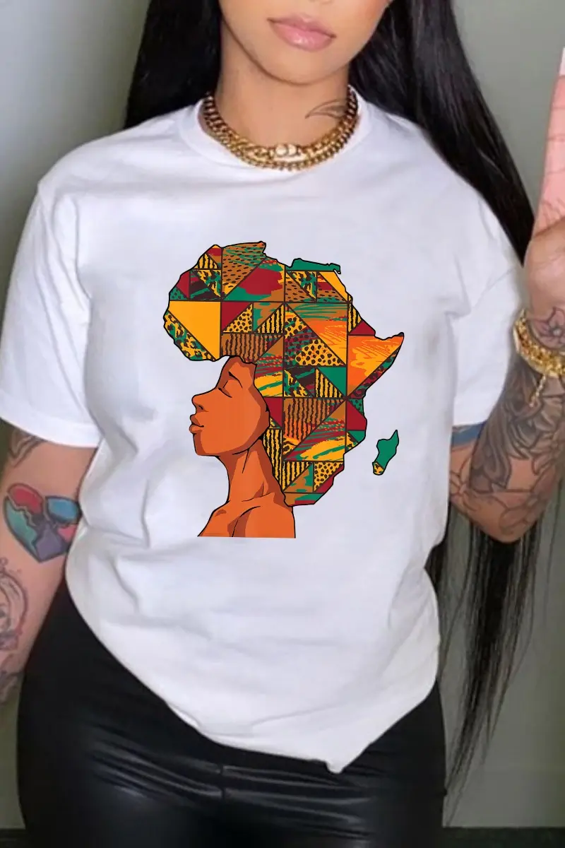 Thumbnail: Sportswear Custom 1 Piece Summer Africa Map Avatar